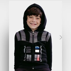 Black and Gray Sci-Fi Inspired Sweatshirt with Control Panel Design